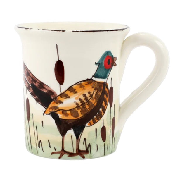Vietri Wildlife Pheasant Mug by Vietri