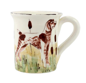 Vietri Wildlife Spaniel Mug by Vietri