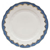 Herend Fishscale Blue Dinner Plate