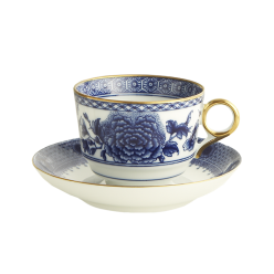 Mottahedeh Imperial Blue Cup and Saucer
