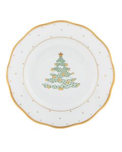 Christmas Tree Dessert Plate by Herend
