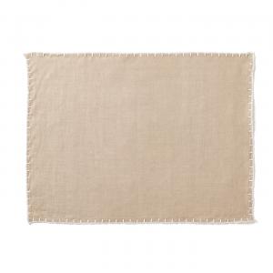 Whipstitch Natural Woven Place Mat by Vietri
