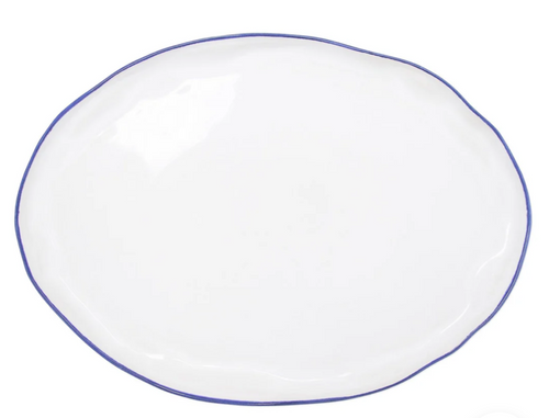 Vietri Aurora Edge Large Oval Platter