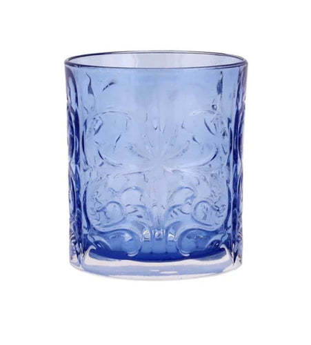 Vietri Baracco Cobalt Blue Double Old Fashioned
