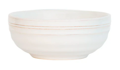 Juliska Bilbao Whitewash Cereal/Ice Cream Bowl