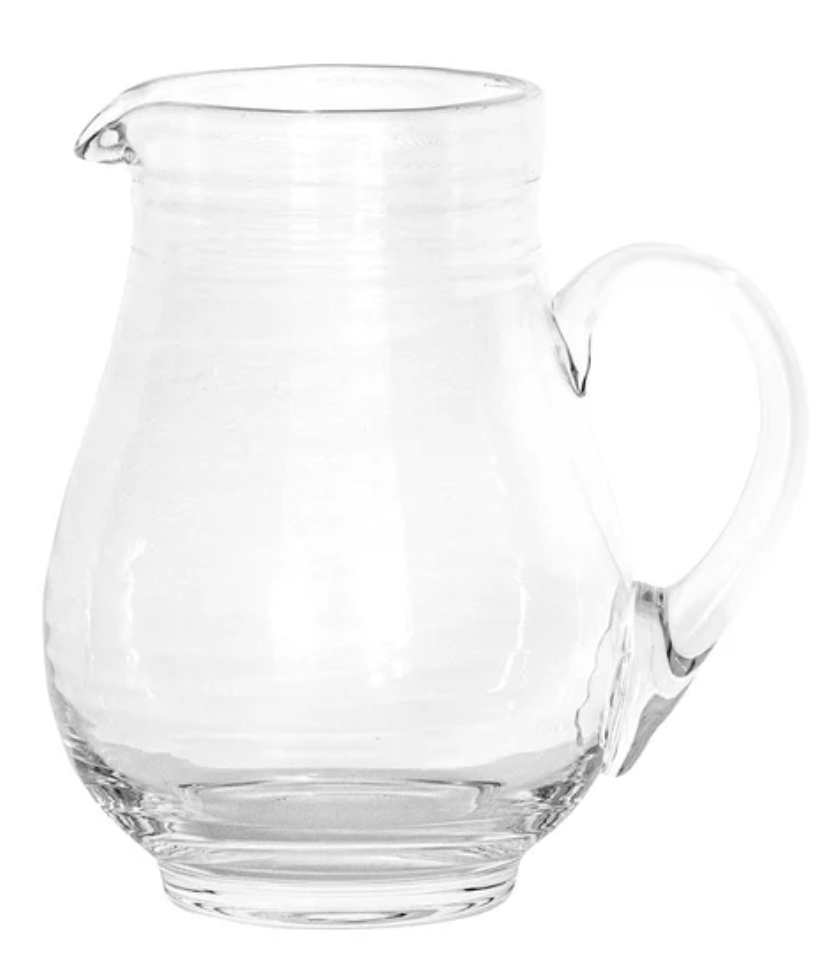 Juliska Bilbao Glass Pitcher