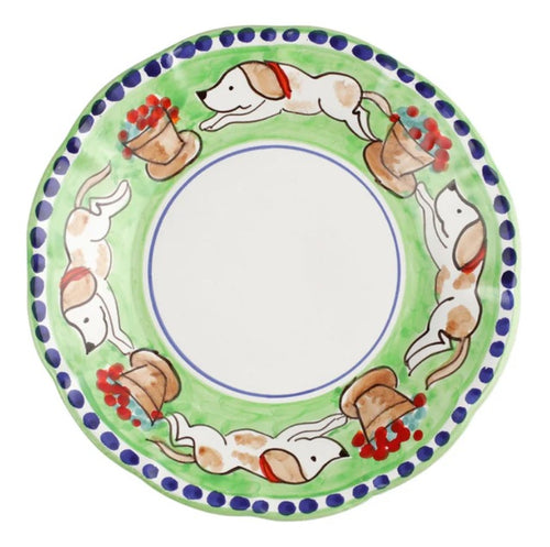 Vietri Campagna Cane Salad Plate