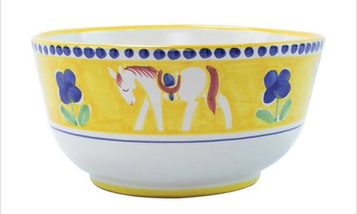 Vietri Campagna Cavallo Deep Serving Bowl