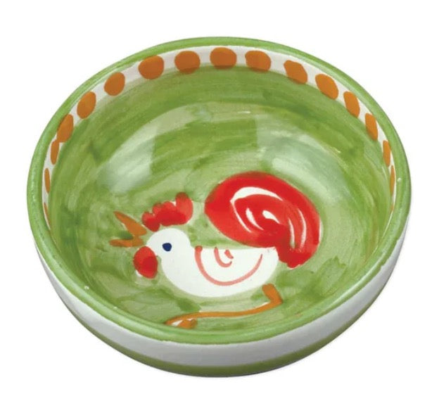 Vietri Campagna Gallina Olive Oil Bowl