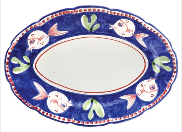 Vietri Campagna Pesce Oval Platter