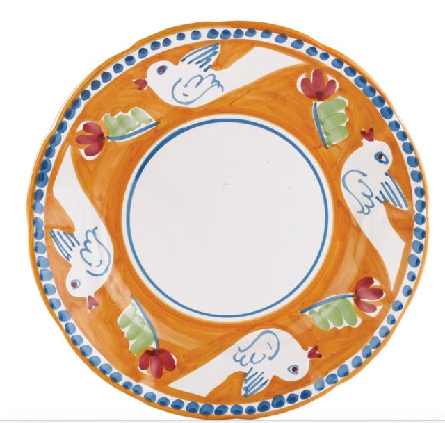 Vietri Campagna Uccello Dinner Plate