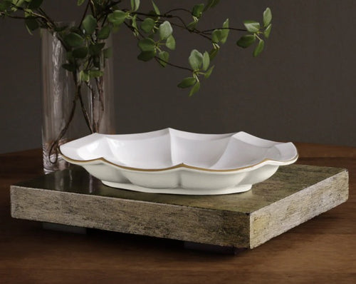 Beatriz Ball Devon Medium Oval Platter in Cream