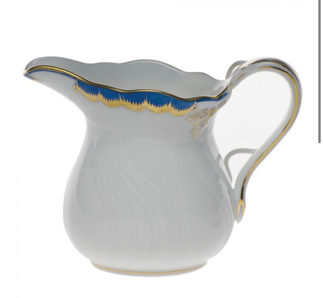 Herend Princess Victoria Blue Creamer
