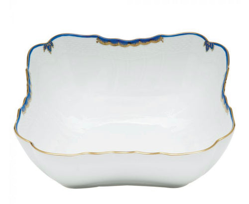 Herend Princess Victoria Blue Square Salad