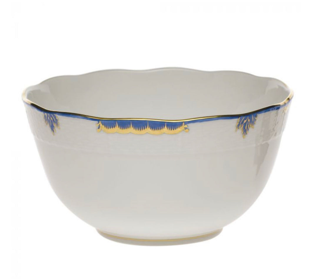 Herend Princess Victoria Blue Round Bowl