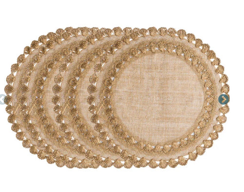 Juliska Isadora Placemat Gold Set of 4