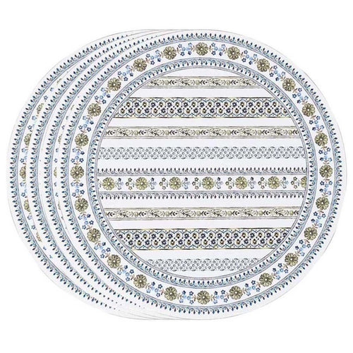 Juliska Seville Stripe Placemat Green Set of 4