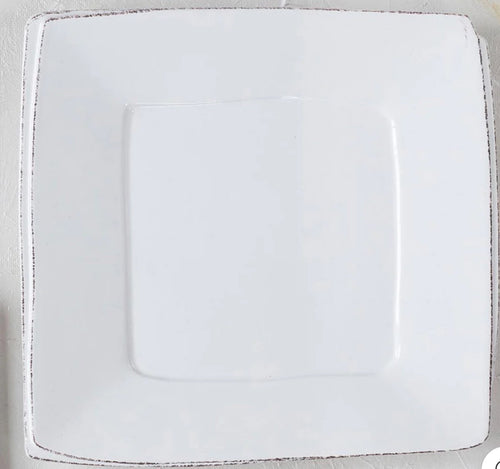 Vietri Lastra White Square Platter