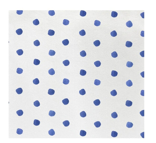 Vietri Paper Soft Dot Dinner Napkins in Blue (Pack of 20)