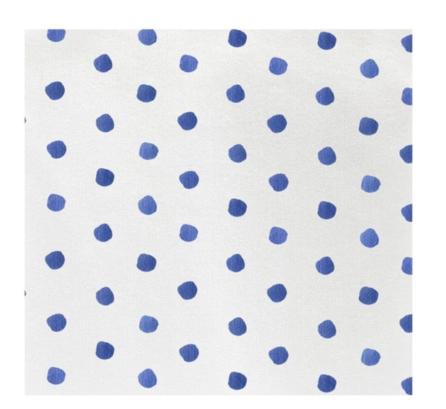 Vietri Paper Soft Dot Dinner Napkins in Blue (Pack of 20)