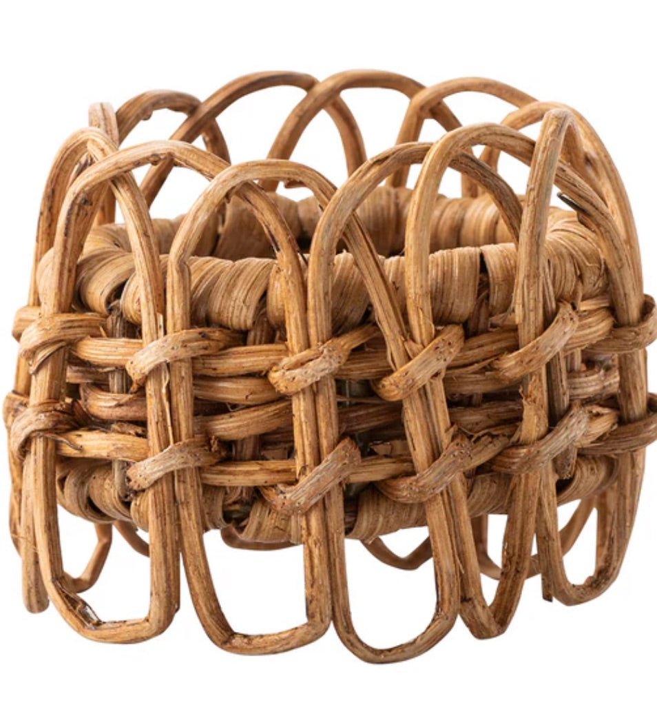 Juliska Provence Rattan Napkin Ring Natural
