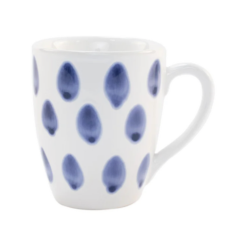 Vietri Santorini Blue Dot Mug