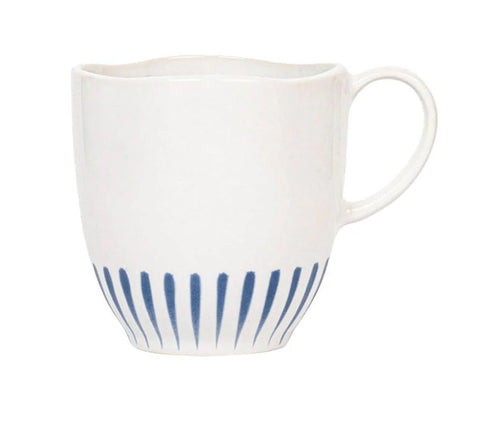 Vietri Sitio Stipe Deft Blue Mug