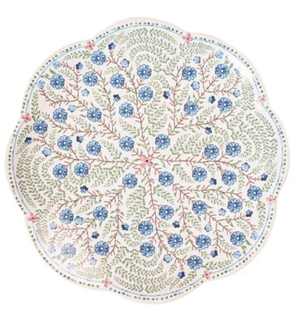 Juliska Villa Seville Scalloped Dessert Plate in Chambray