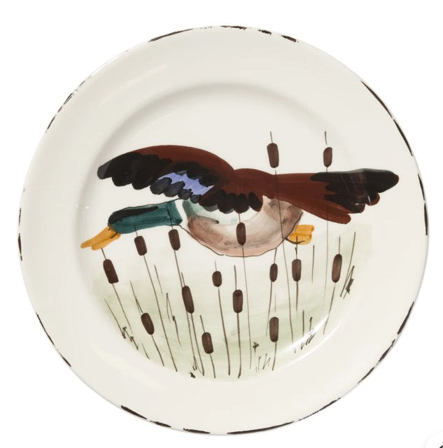 Vietri Wildlife Mallard Salad Plate by Vietri