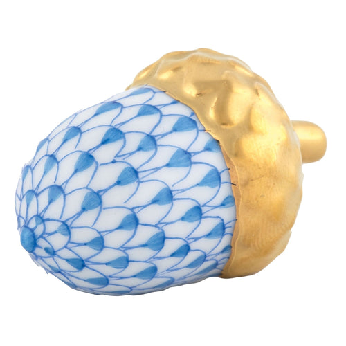 Herend Acorn in Blue