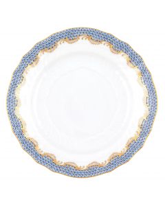 Herend Fish Scale Light Blue Bread and Butter