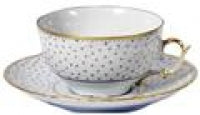 Anna Weatherley Simply Anna Polka Gold Cup and Saucer