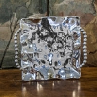 Beatriz Ball Vento Square Tray w/Perla Handles