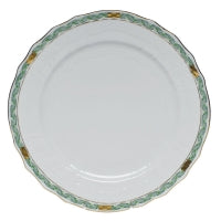 Chinese Bouquet Garland Green Service Plate