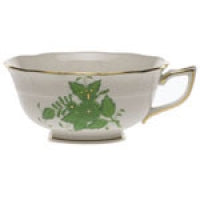 Chinese Bouquet Green Cup