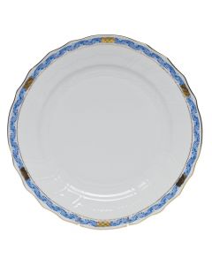 Herend Chinese Bouquet Garland Blue Dessert Plate