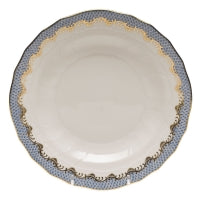 Herend Fishscale Light Blue Dessert Plate