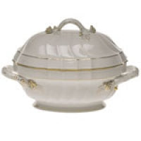 Herend Golden Edge 2qt Tureen