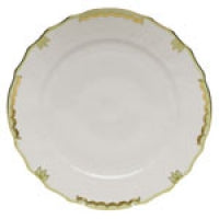 Herend Princess Victoria Green Dinner Plate