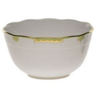 Herend Princess Victoria Green Round Bowl