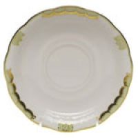 Herend Princess Victoria Green Saucer