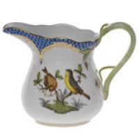 Herend Rothschild Bird Blue Border Creamer