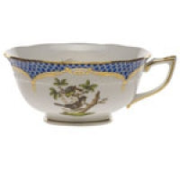 Herend Rothschild Bird Blue Border Cup
