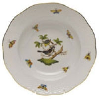 Herend Rothschild Bird Rim Soup Plates