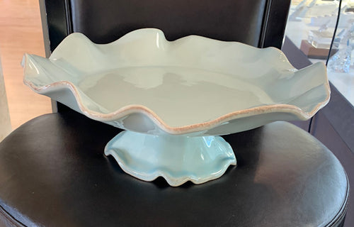 Beatriz Ball Ceramic Aqua Cake Stand