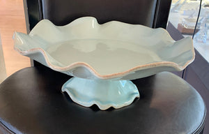 Beatriz Ball Ceramic Aqua Cake Stand