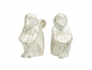 Juliska Petit Singe Salt and Pepper Shakers