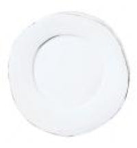 Lastra White Dinner Plate