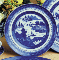 Mottahedeh Blue Canton Bread and Butter