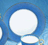 Mottahedeh Blue Lace Salad Plate
